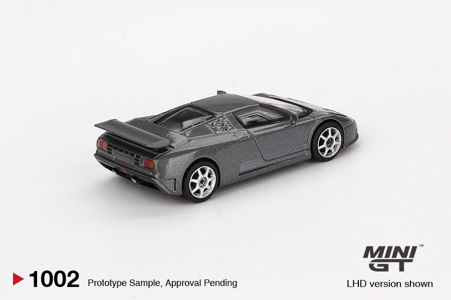 1/64 BUGATTI EB110 SUPER SPORRT GRIGIO SCURO (LHD) BLISTER PACKAGING - MGT01002-BL