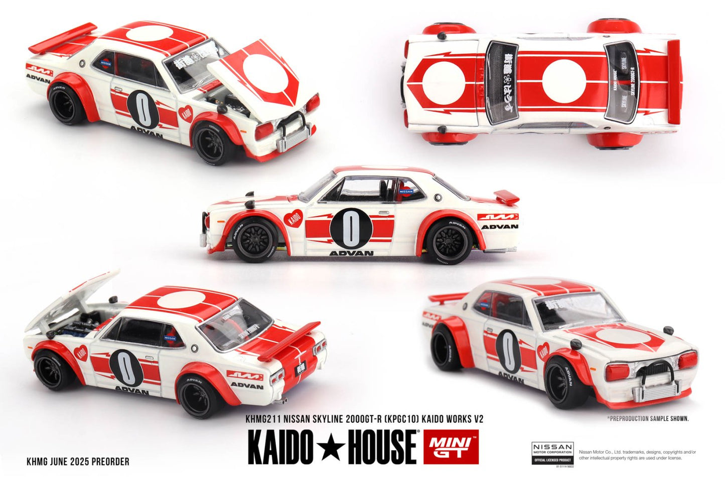 1/64 Nissan Skyline 2000GT-R (KPGC10) Kaido Works V2 - MGTKHMG211