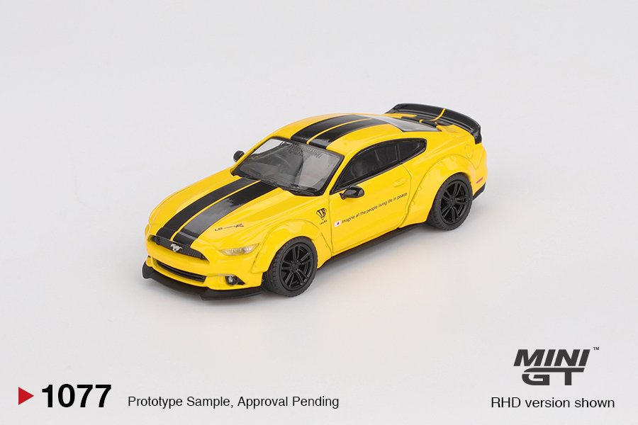 1/64 LB-WORKS FORD MUSTANG TRIPLE YELLOW - MGT01077