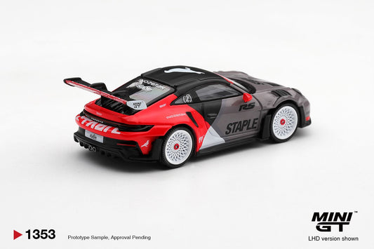 1/64 PORSCHE 911 GT3 RS STABLE X INOZETEK - Mini GT - MGT01353 ***Pre Order***