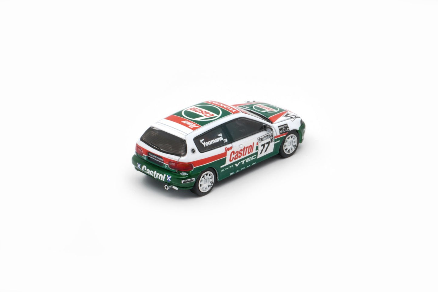 1/64 HONDA Civic EG6 - Castrol 77 National Saloon Car Cup 1993 (RHD) -HKTCS25- BM Creations - 64B0478