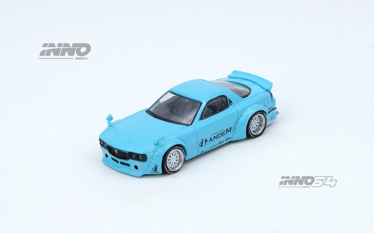 1/64 PANDEM ROCKET BUNNY RX7 (FD3S) Tiffany Blue - Inno64 - IN64-RX7FDP-TIFBLU
