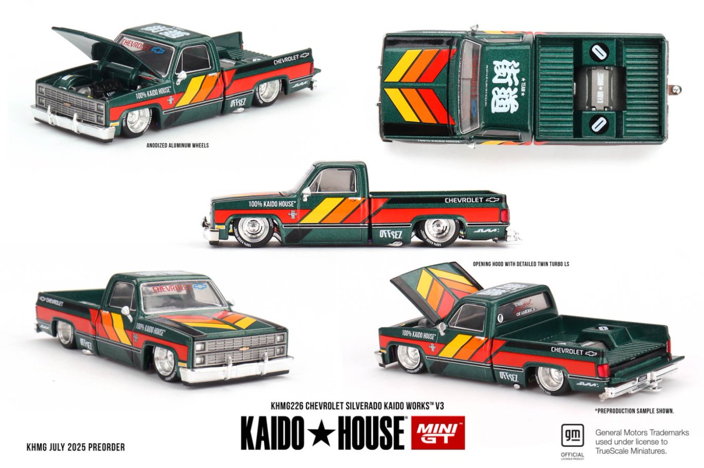 1/64 CHEVROLET SILVERADO KAIDO WORKS V3 - MGTKHMG226