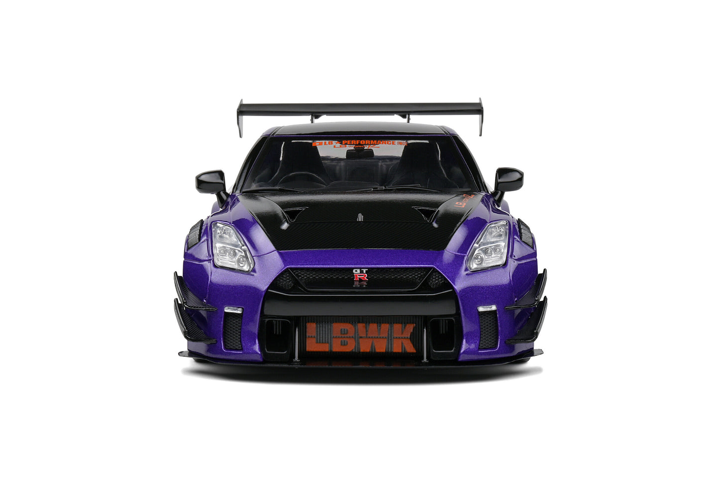 1/18 - NISSAN GT-R (R35) W/ LIBERTY WALK BODY KIT 2.0 – PURPLEZILLA – 2022 - S1805812