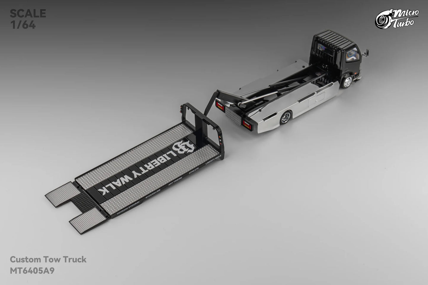 1/64 - 300 series flatbed trailer Custom Tow Truck LBWK - Micro Turbo