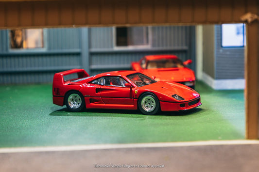 1/64 - FERRARI F40 1987 with English version book - ixo - IXC.FSD.FE.009-E