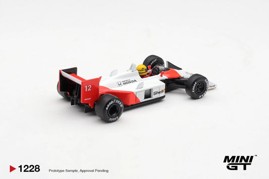 1/64 McLaren MP4/4 #12 Ayrton Senna 1988 Canadian Grand Prix Winner - Mini GT - MGT01228