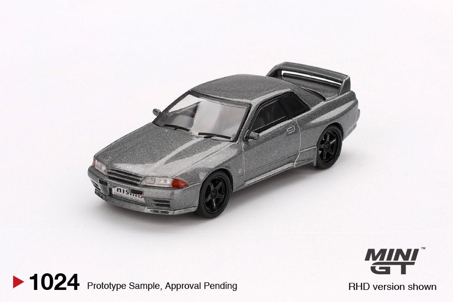 1/64 NISSAN SKYLINE GT-R (NISMO BNR32 CRS VERSION) DARK METAL GREY (RHD) BLISTER PACKAGING - MGT01024-BL