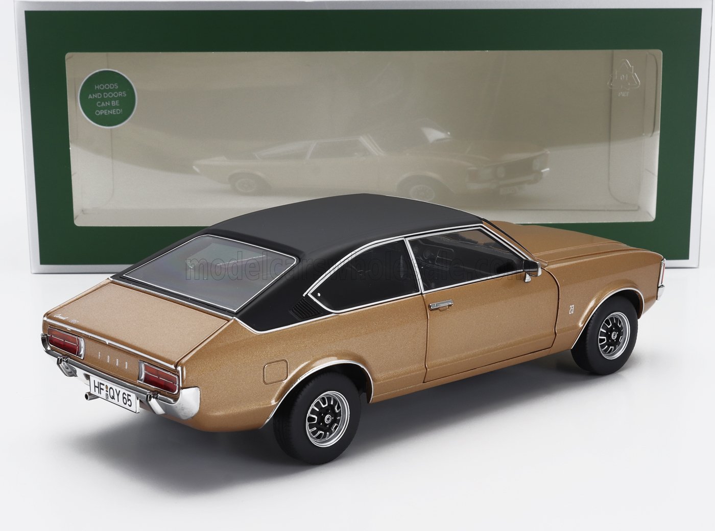 1:18 - GRANADA COUPE II SERIES 1975 - BROWN MET BEIGE - Touring Modelcars