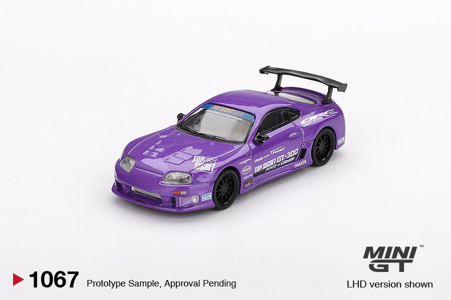 1/64 TOYOTA SUPRA (A80) TOP SECRET GT-300 TOP SECRET PURPLE (RHD) - MGT01067-R