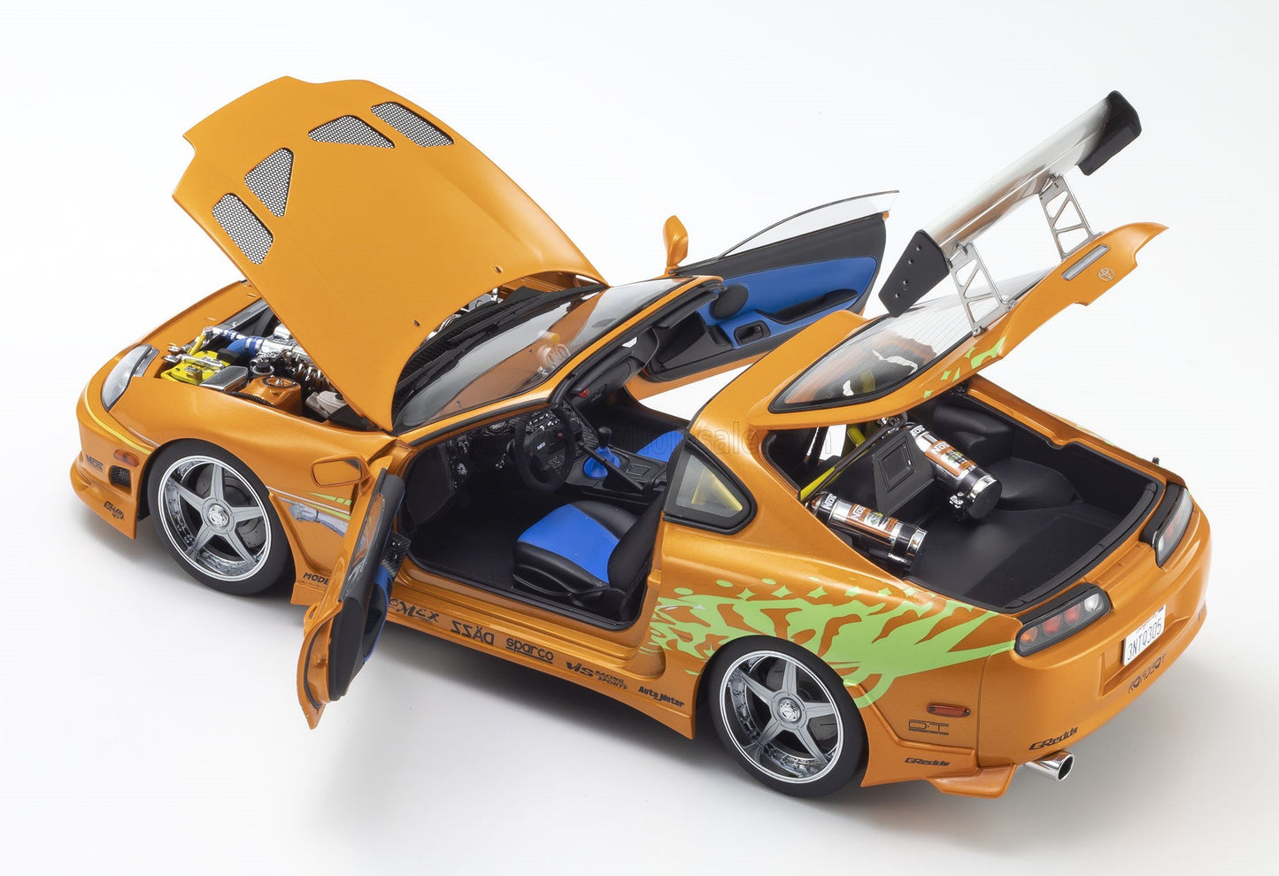1/18 - BRIAN'S SUPRA MKIV SPIDER 1995 - FAST & FURIOUS - ORANGE - Kyosho - K08975FF
