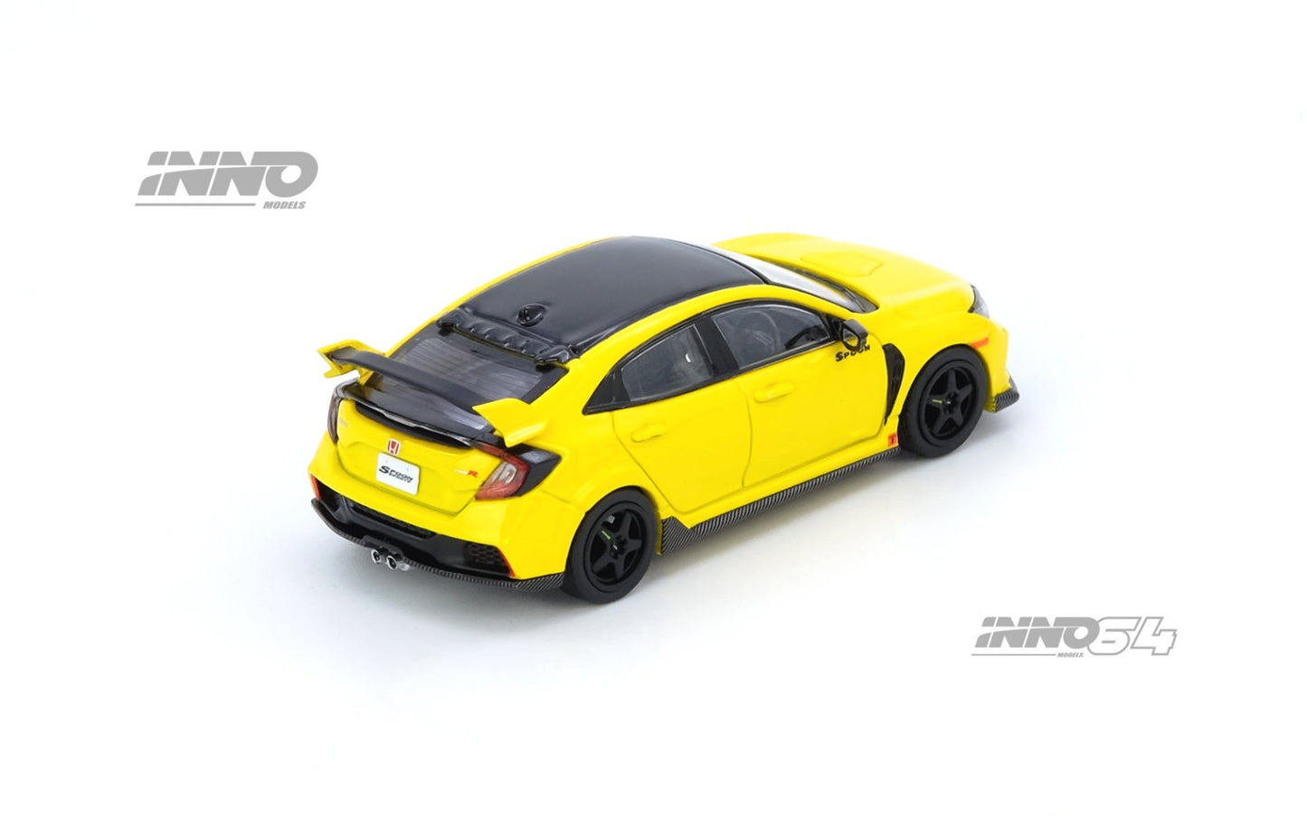 1/64 HONDA CIVIC TYPE-R (FK8) Yellow - Inno64 - IN64-FK8-YL