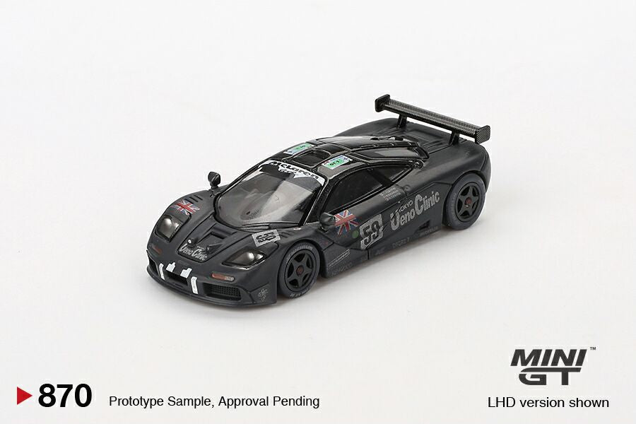 1/64 MCLAREN F1 GTR NO.59 1995 LE MANS 24HR WINNER POST-RACE WEATHERED BLISTER PACKAGING - MGT00870-BL
