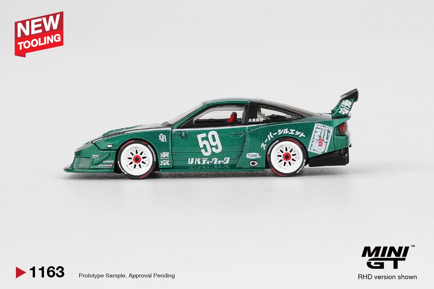 1/64 NISSAN LB-SUPER SILHOUETTE 180SX 2026 TAS (RHD) - MiniGT - MGT01163