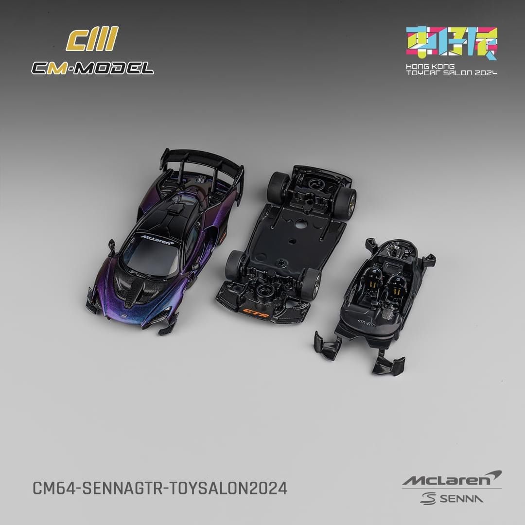 1:64 Mclaren Senna GTR Hong Kong Toy Car Salon 2024 CM64-SennaGTR-ToycarSalon