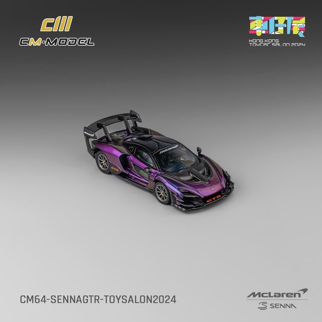 1:64 Mclaren Senna GTR Hong Kong Toy Car Salon 2024 CM64-SennaGTR-ToycarSalon