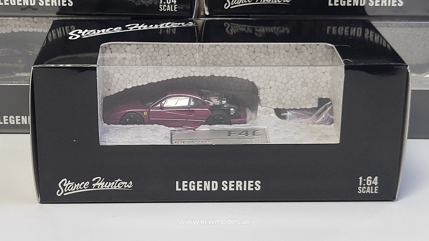 1:64 - Ferrari F40 LM - Purple - Stance Hunters