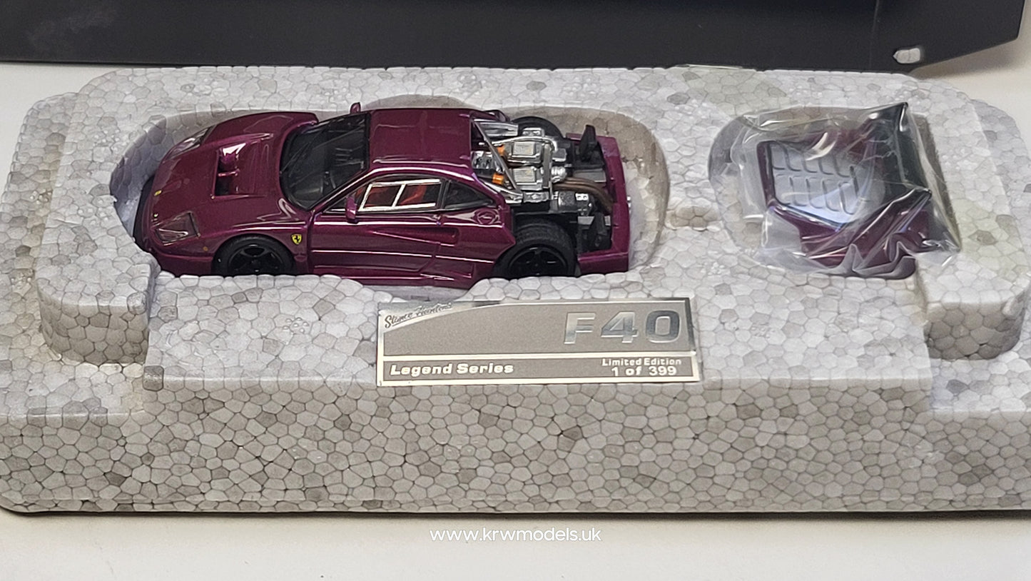 1:64 - Ferrari F40 LM - Purple - Stance Hunters