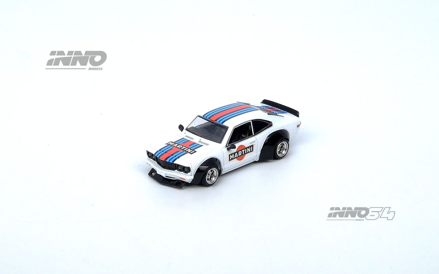 1/64 MAZDA SAVANNA RX3 "MARTINI RACING" Livery - Inno64 - IN64-RX3-MTN