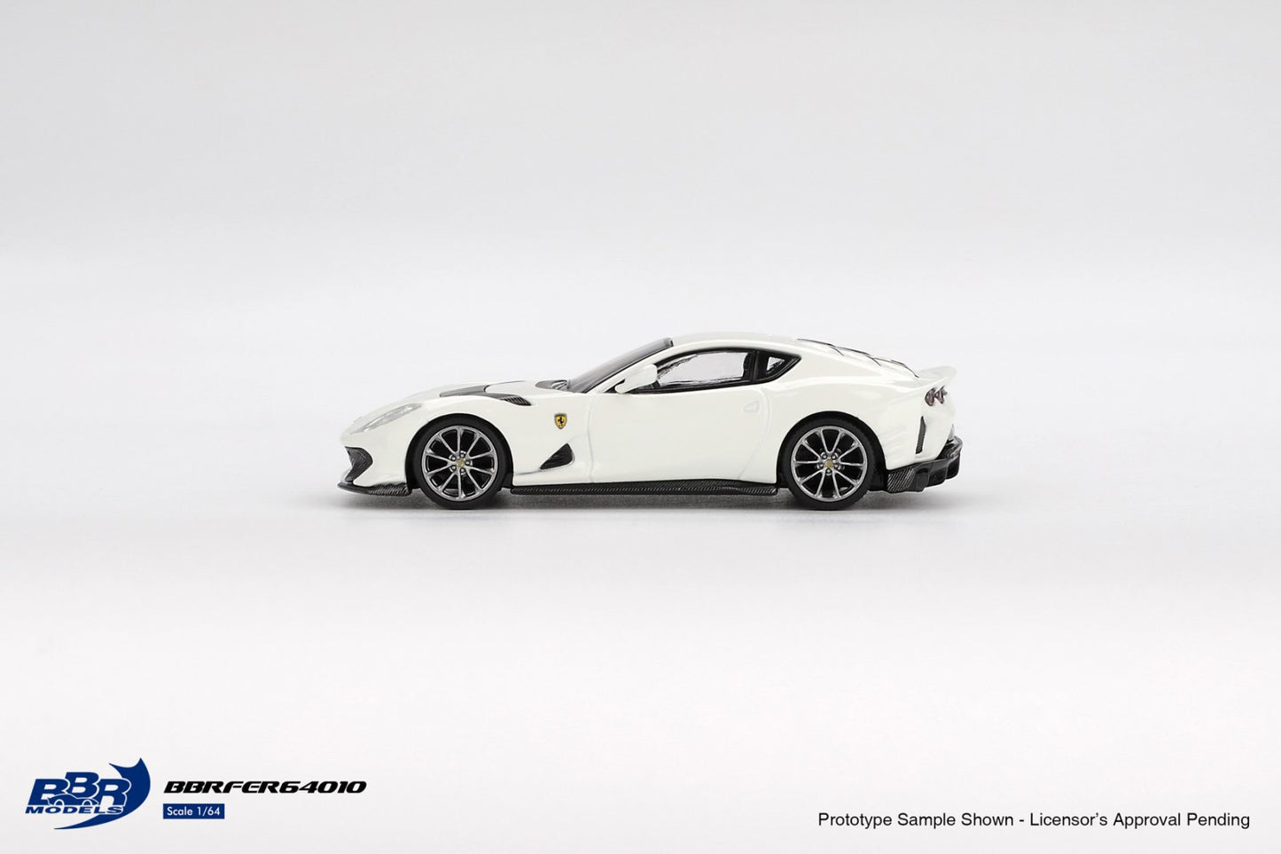 1:64 FERRARI 812 COMPETIZIONE BIANCO AVUS - BBR Models - BBRFER64010