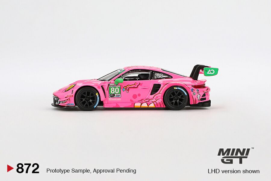 1/64 PORSCHE 911 GT3 R NO.80 AO RACING 2023 IMSA VIRGINIA ROXY (LHD) BLISTER PACKAGING - MGT00872-BL