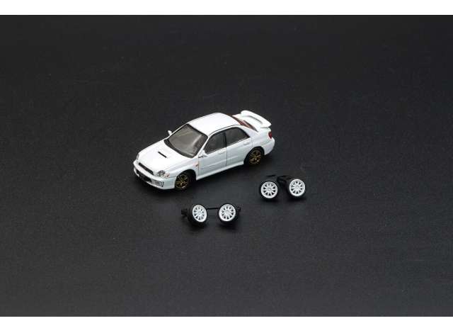 1/64 2001 Subaru Impreza WRX RHD, white - BM64B0082rhd