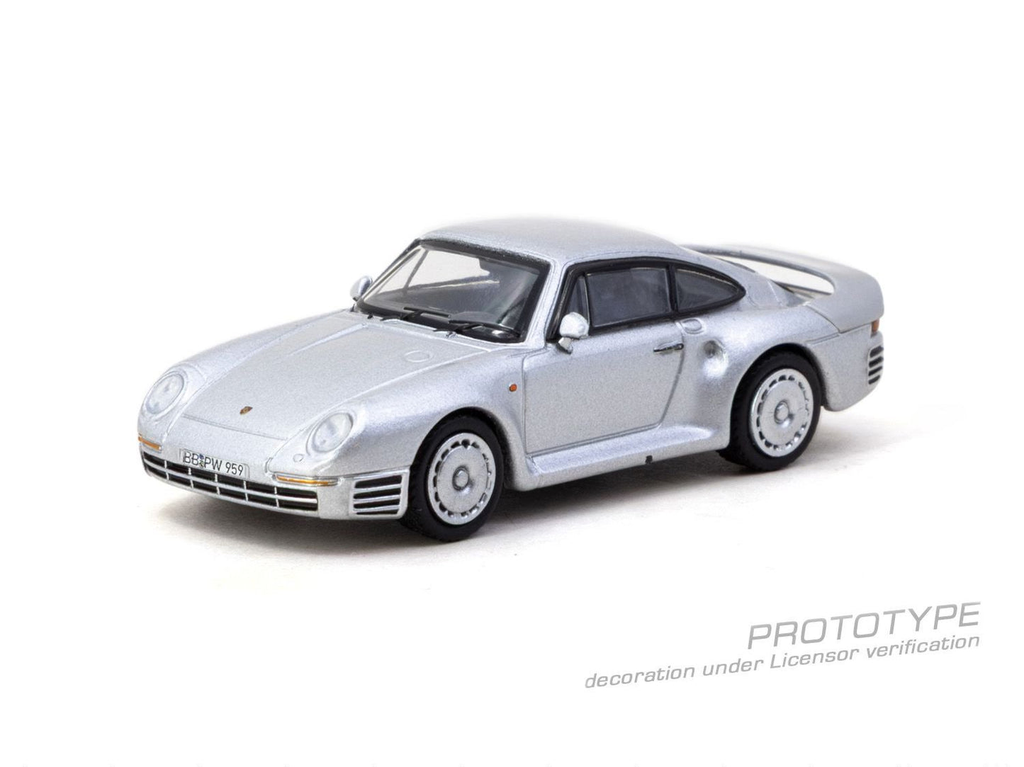 1/64 Porsche 959 Silver - Tarmac Models - T64G-068-SL