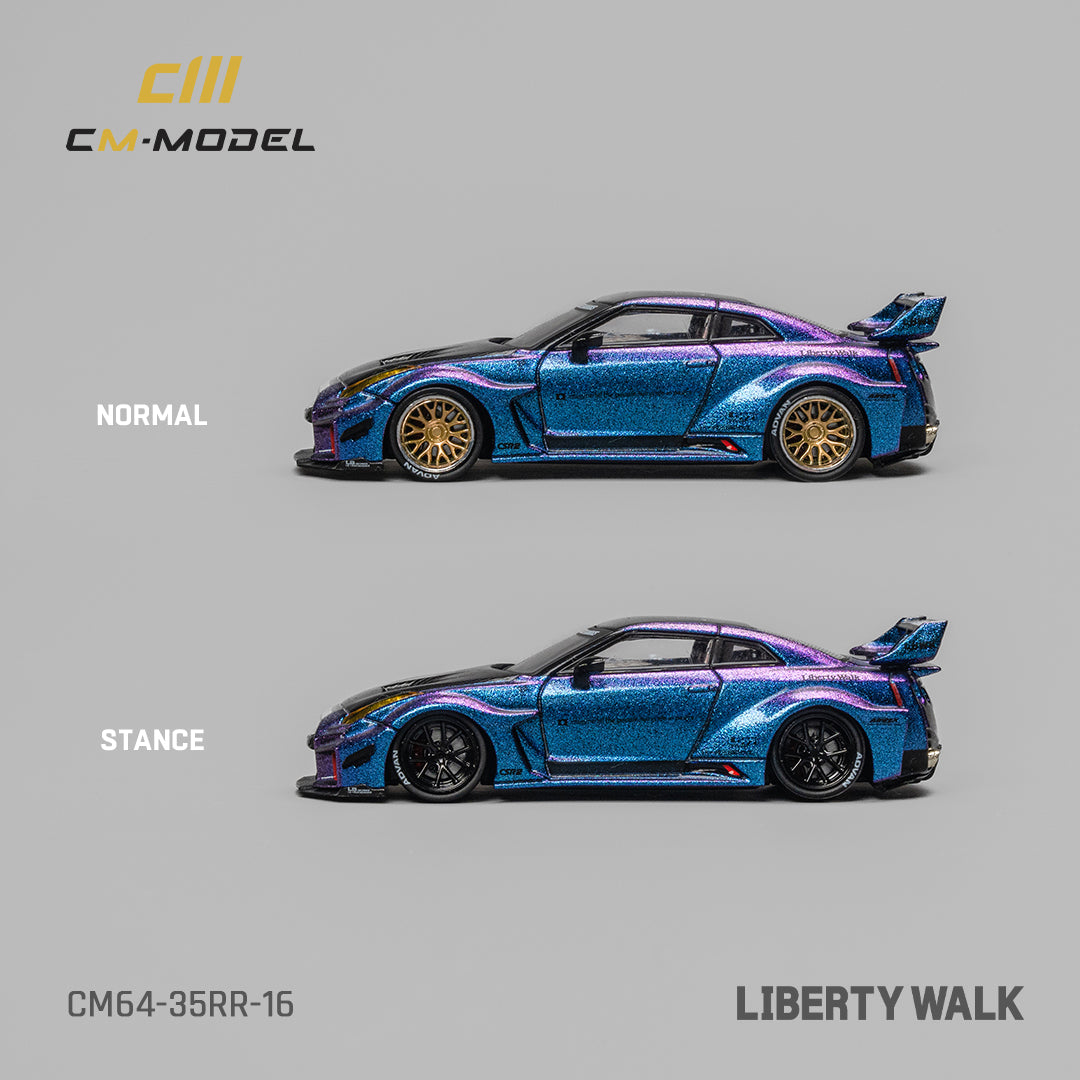1:64 Nissan LBWK 35GT-RR chameleon with carbon LBWK 35GT-RR - CM Models - CM64-35RR-16