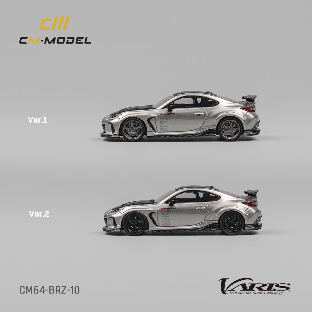 1:64 Subaru BRZ Varis Widebody Metallic gray - CM Models - CM64-BRZ-10