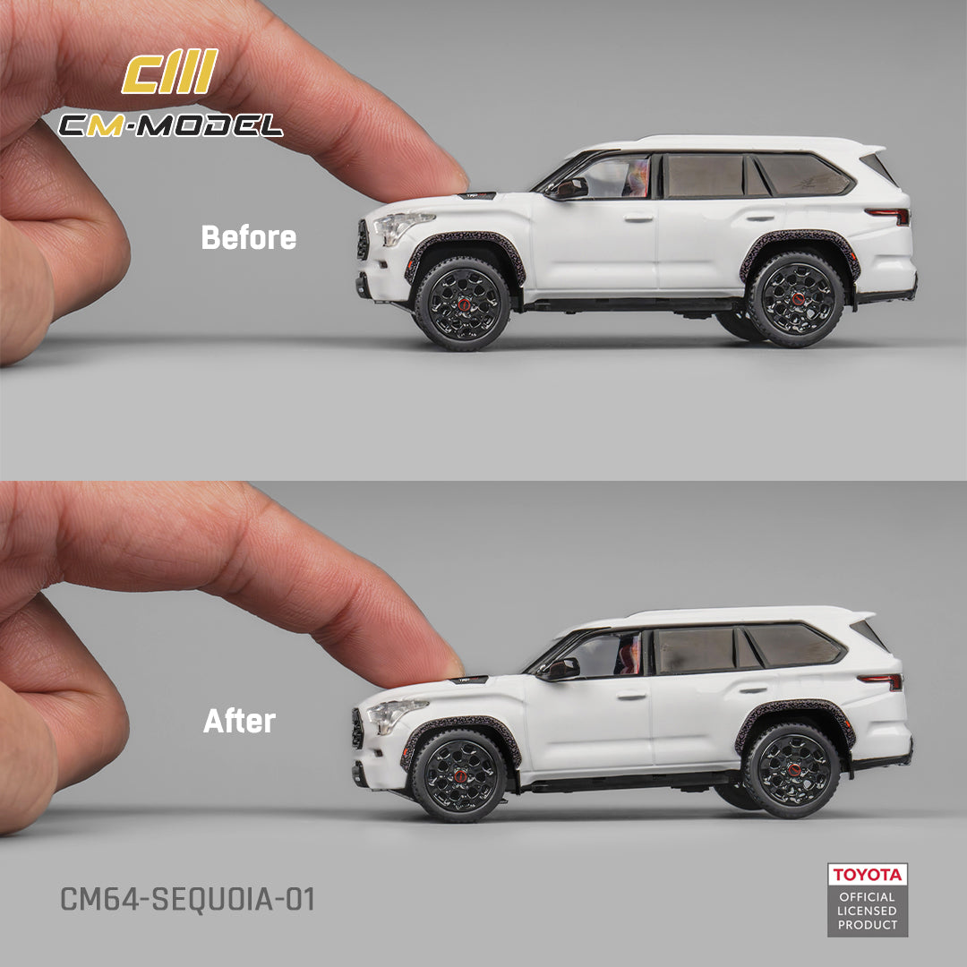 1:64 Toyota Sequoia pearl white - CM Models - CM64-Sequoia-01