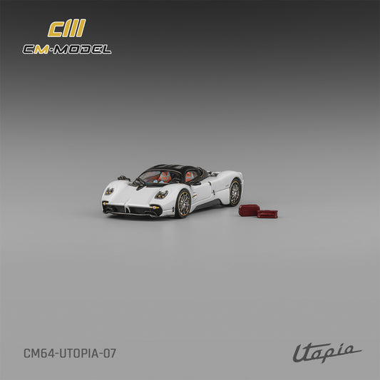 1/64 Pagani Utopia Pearl White - CM Models - CM64-Utopia-07