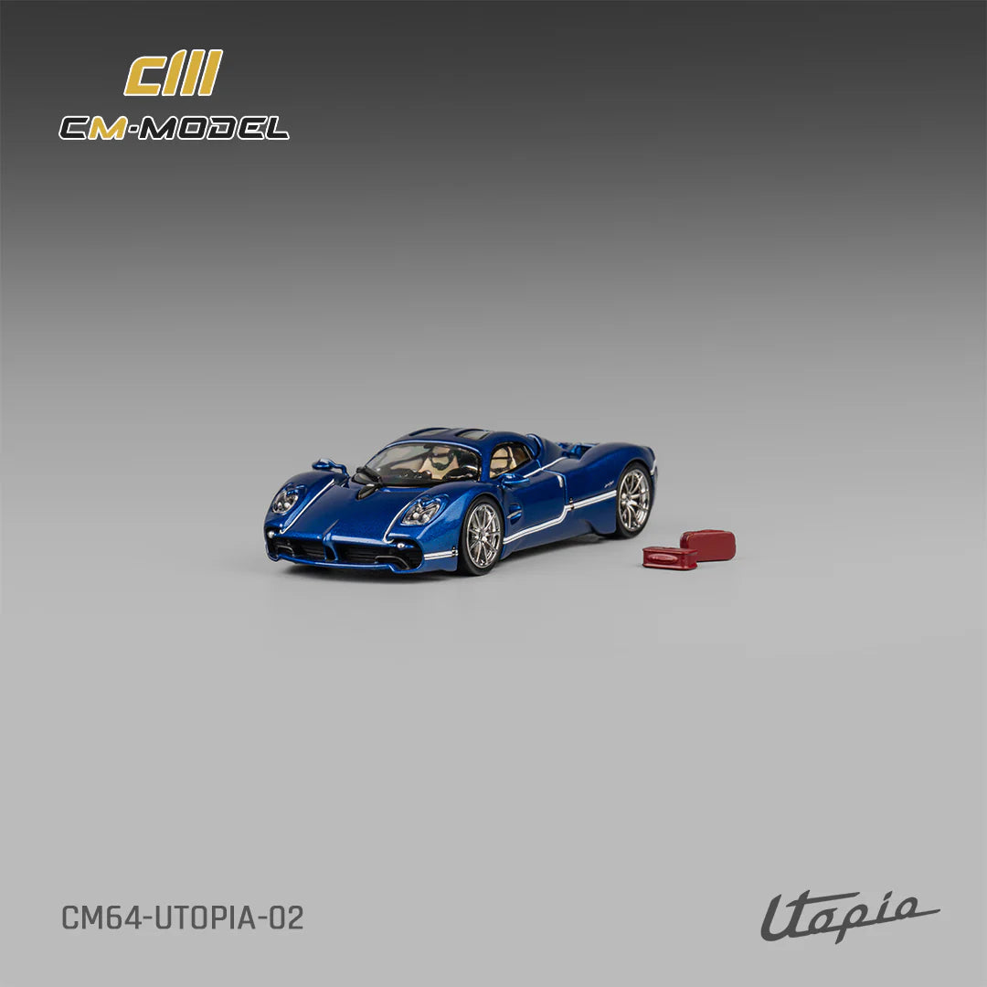 1:64 Pagani Utopia Metallic Blue CM64-Utopia-02