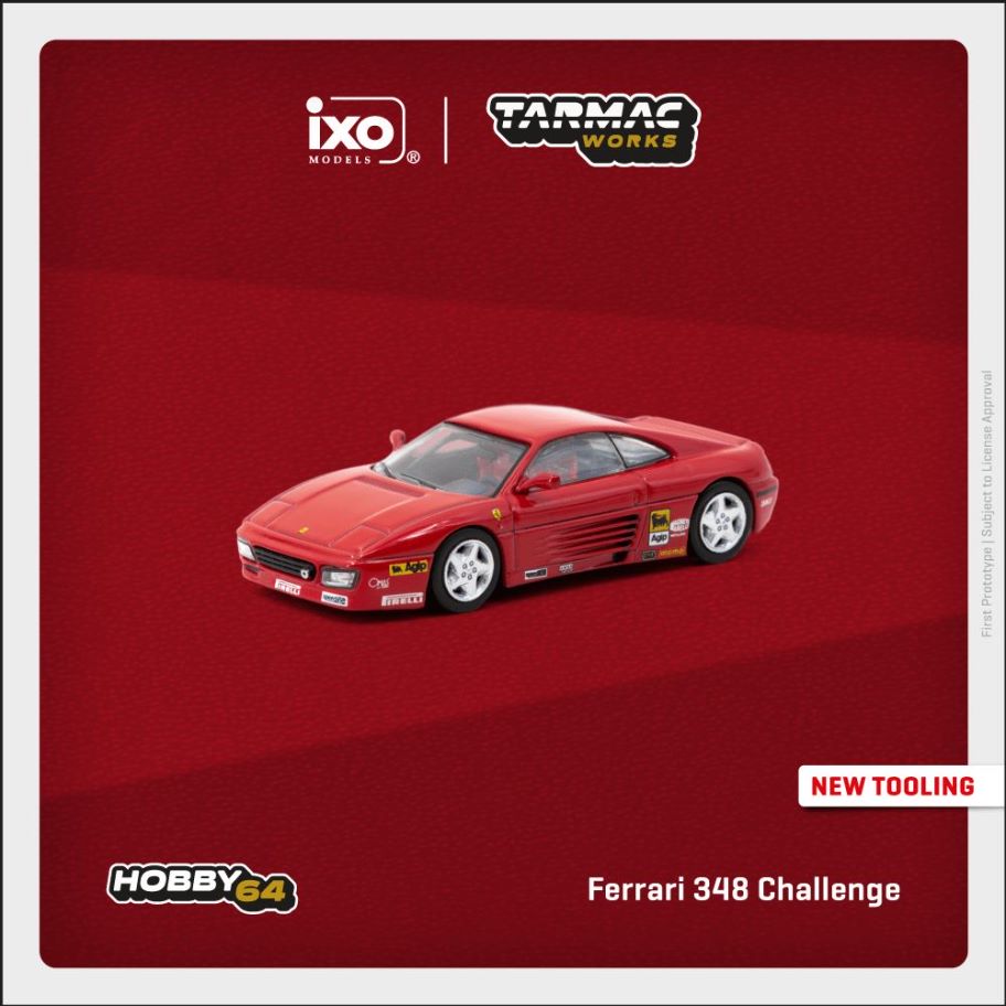 1/64 Ferrari 348 Challenge Presentation - Tarmac - T64-082-PRE