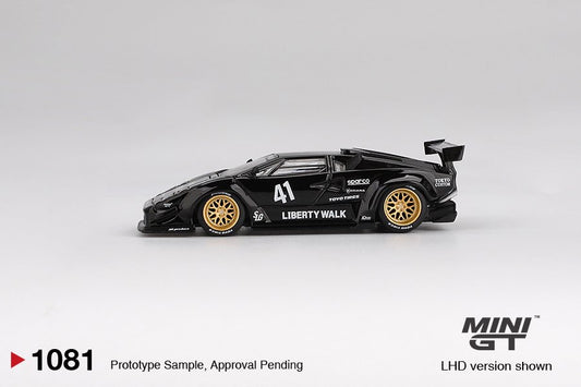 1/64 LAMBORGHINI COUNTACH LB-WORKS BLACK (LHD) - MGT01081
