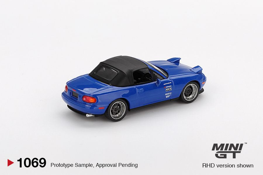 1/64 MAZDA MIATA MX-5 (NA) TUNED VERSION DARK BLUE (RHD) - MGT01069-R