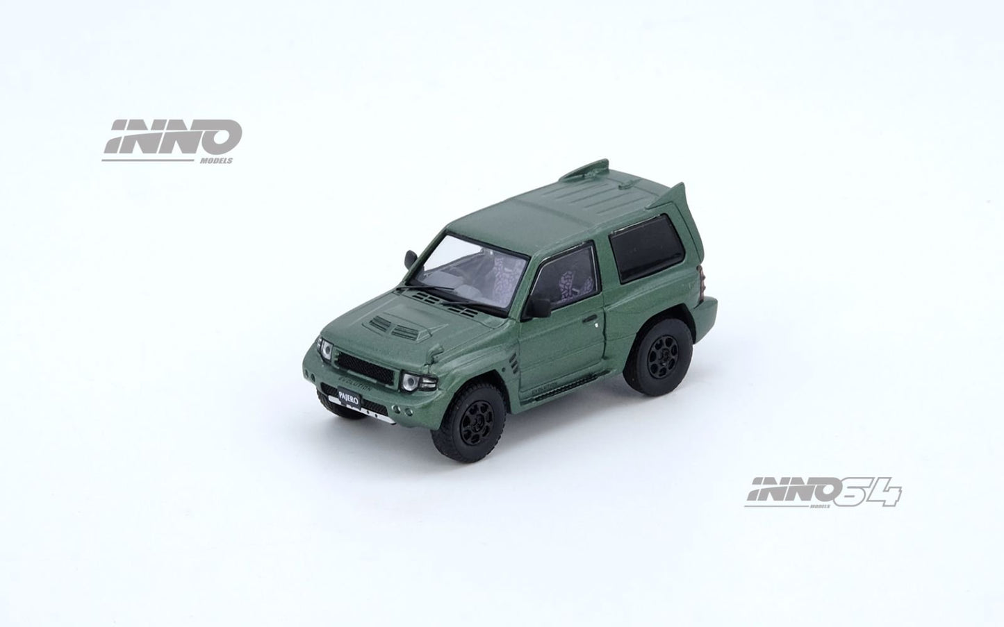 1/64 MITSUBISHI PAJERO EVOLUTION Satin Green - Inno64 - IN64-EVOP-SGRE