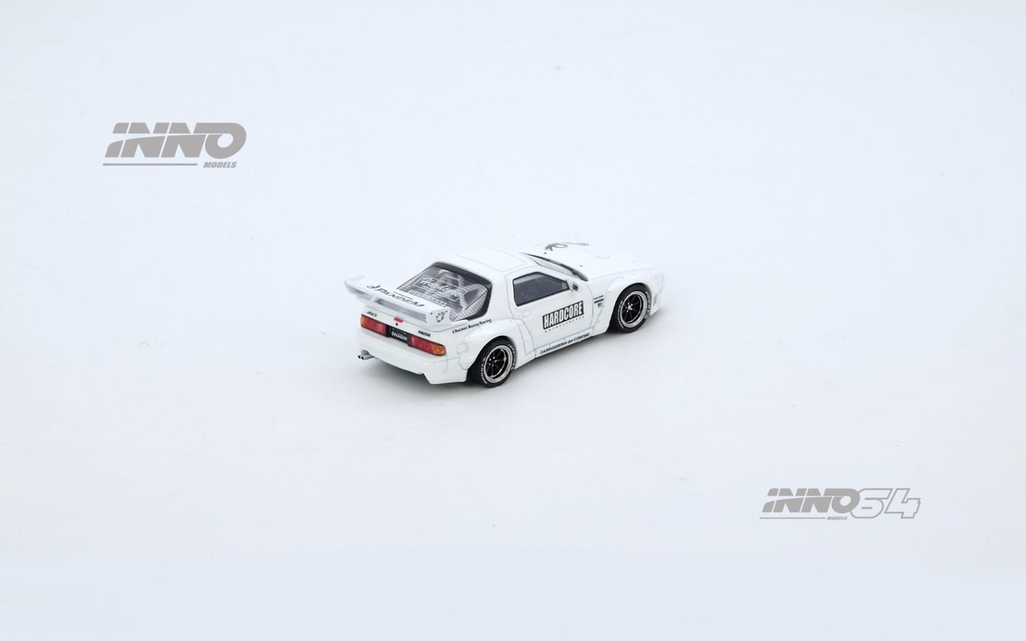 1/64 MAZDA RX7 (FC3S) "PANDEM AERO" Widebody Kit - Inno64 - IN64-RX7FCP-WHI1