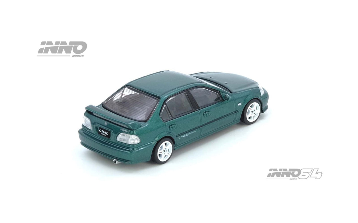 1/64 HONDA CIVIC Ferio Si (EK) Green - Inno64 - IN64-EKS-GREEN
