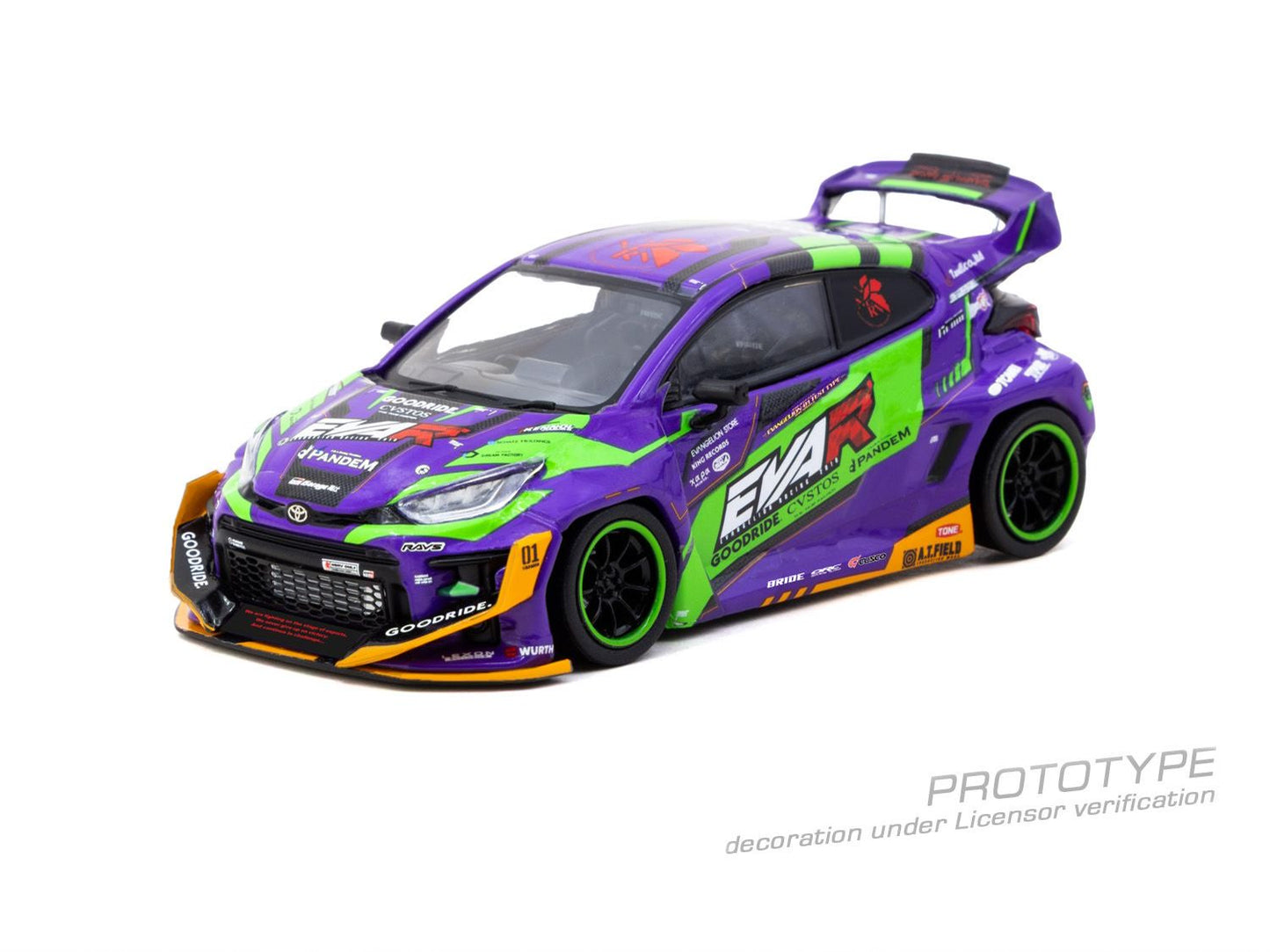 1/43 Pandem Toyota GR Yaris EVA Racing - Tarmac Models - T43-025-EVA