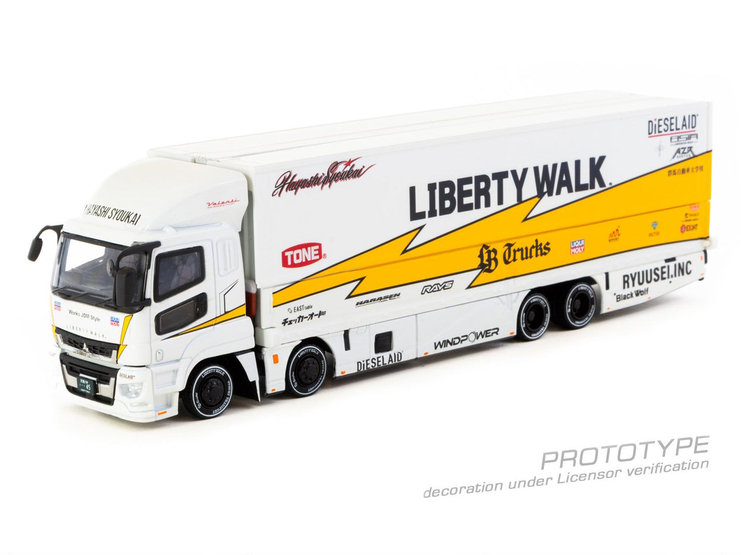 1/64 - Mitsubishi Fuso Super Great LB-TRUCKS - TARMAC - T64T-TL001-LBY
