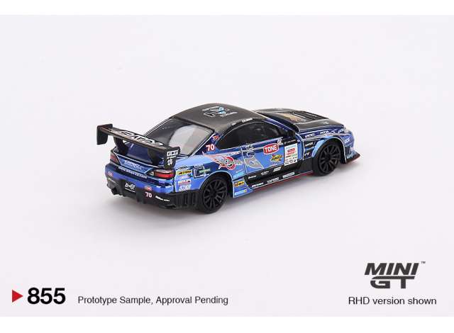 1/64 2023 Nissan Silvia S15 D-MAX #70 D-MAX Racing 2023 D1 Grand Prix, blue/black - MGT00855-BL