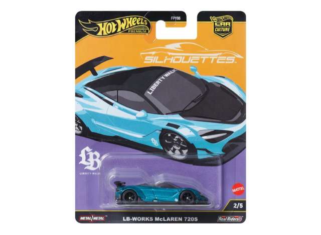 1:64 Hot Wheels - LB-Works McLaren 720S, sea blue 2/5 - 2024 dash 976G RealRiders.