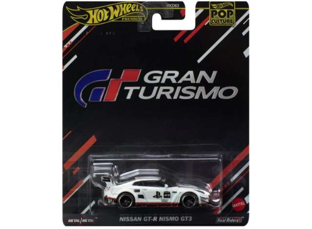 1:64 Hot Wheels - Nissan GT-R Nismo GT3, white/black/red - Premium Pop Culture
