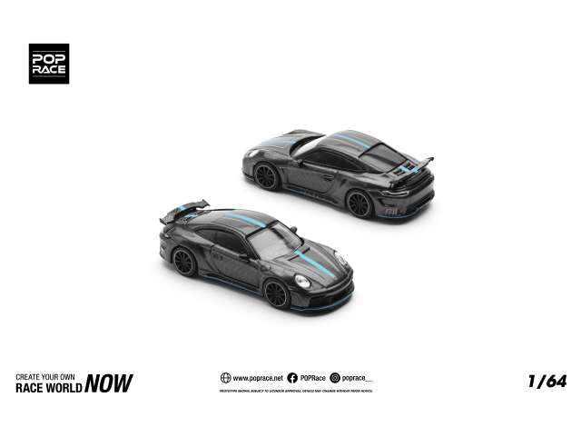 1/64 992 Stinger GTR, carbon edition with blue line - Poprace - PR640254