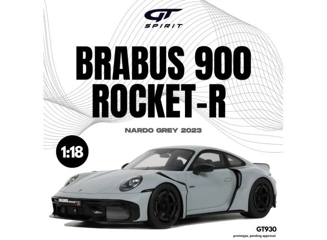 1/18 - 2023 Brabus 900 Rocket-R *Resin*, Nardo grey - GTS 930 - GT Spirit