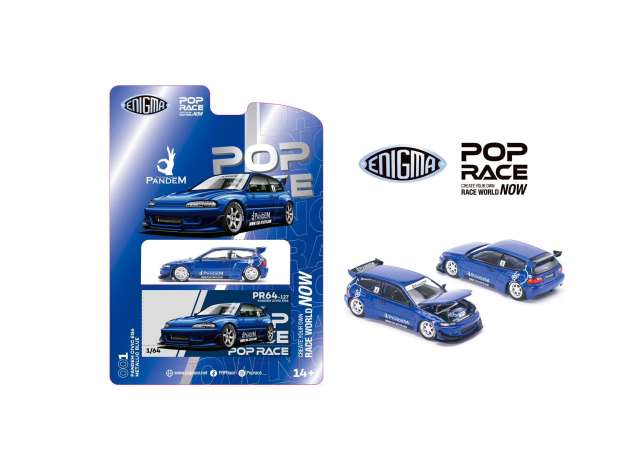 1/64 Pandem Civic EG6 v1.5, metallic blue - Poprace Enigma PRE001