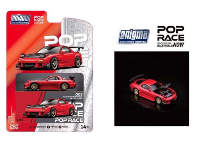 1/64 Mazda RX-7 (FD35) Widebody Metallic Red - Poprace Enigma PRE003