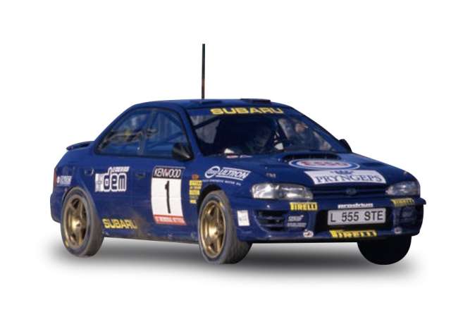 1/18 - 1993 Subaru Impreza 555 #1 Colin McRae Winner Memorial Bettega - Sunstar H5600