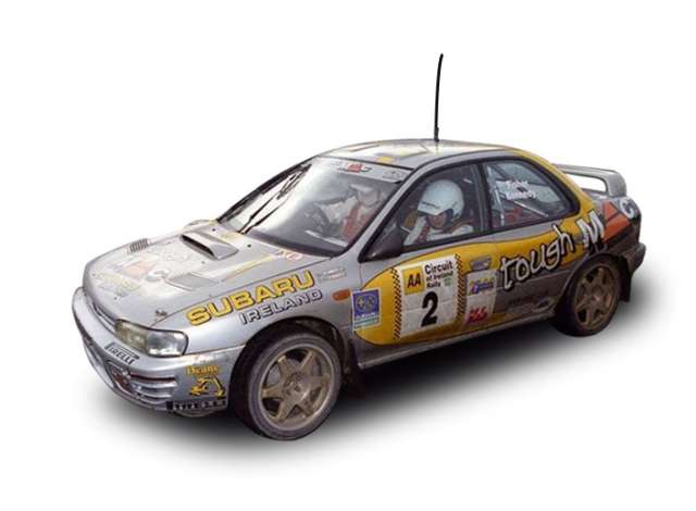 1/18 - 1999 Subaru Impreza 555 #2 B.Fisher/R.Kennedy Winner AA Circuit of Ireland - Sunstar H5601