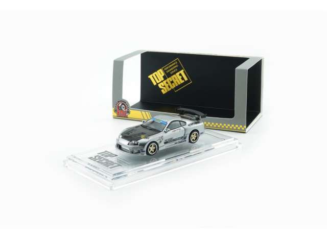 1/64 Toyota Supra Top Secret *Philippines Limited*, silver - BM64B0435